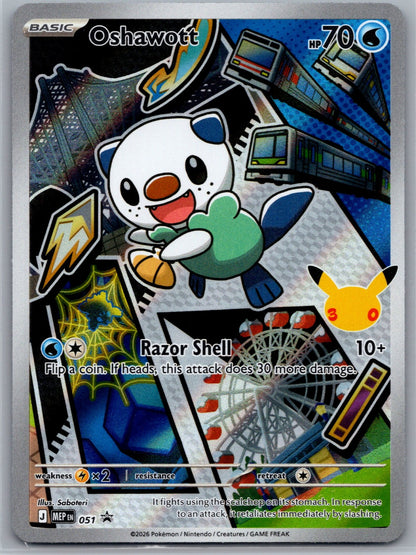 Oshawott Holo Promo ME: Mega Evolution Promo 051 NM