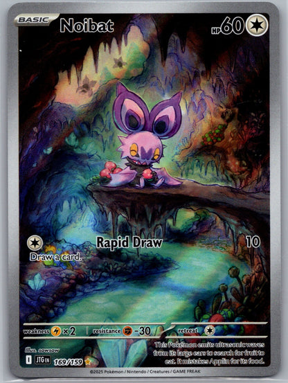 Noibat Holo Illustration Rare SV09: Journey Together 169/159 NM