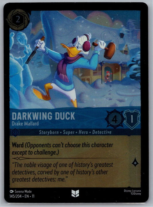 Darkwing Duck - Drake Mallard Cold Foil Uncommon Winterspell 145/204 NM