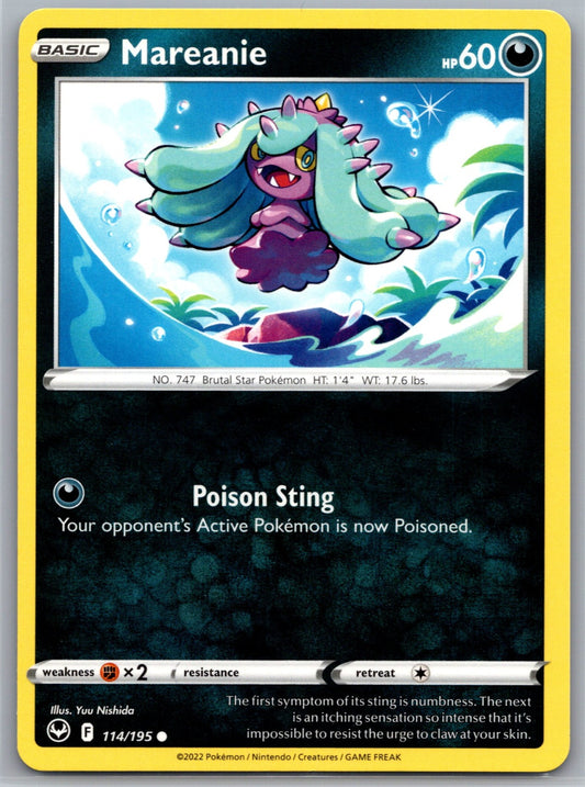 Mareanie Common SWSH12: Silver Tempest 114/195 NM