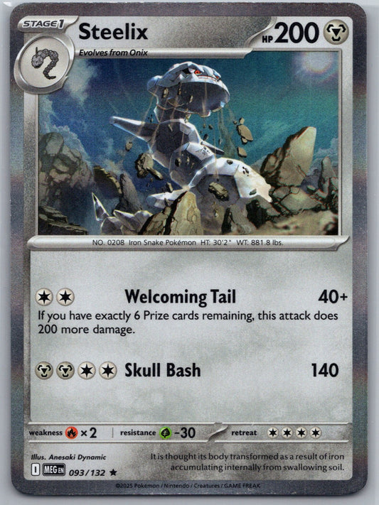 Steelix Holo Rare ME01: Mega Evolution 093/132 NM