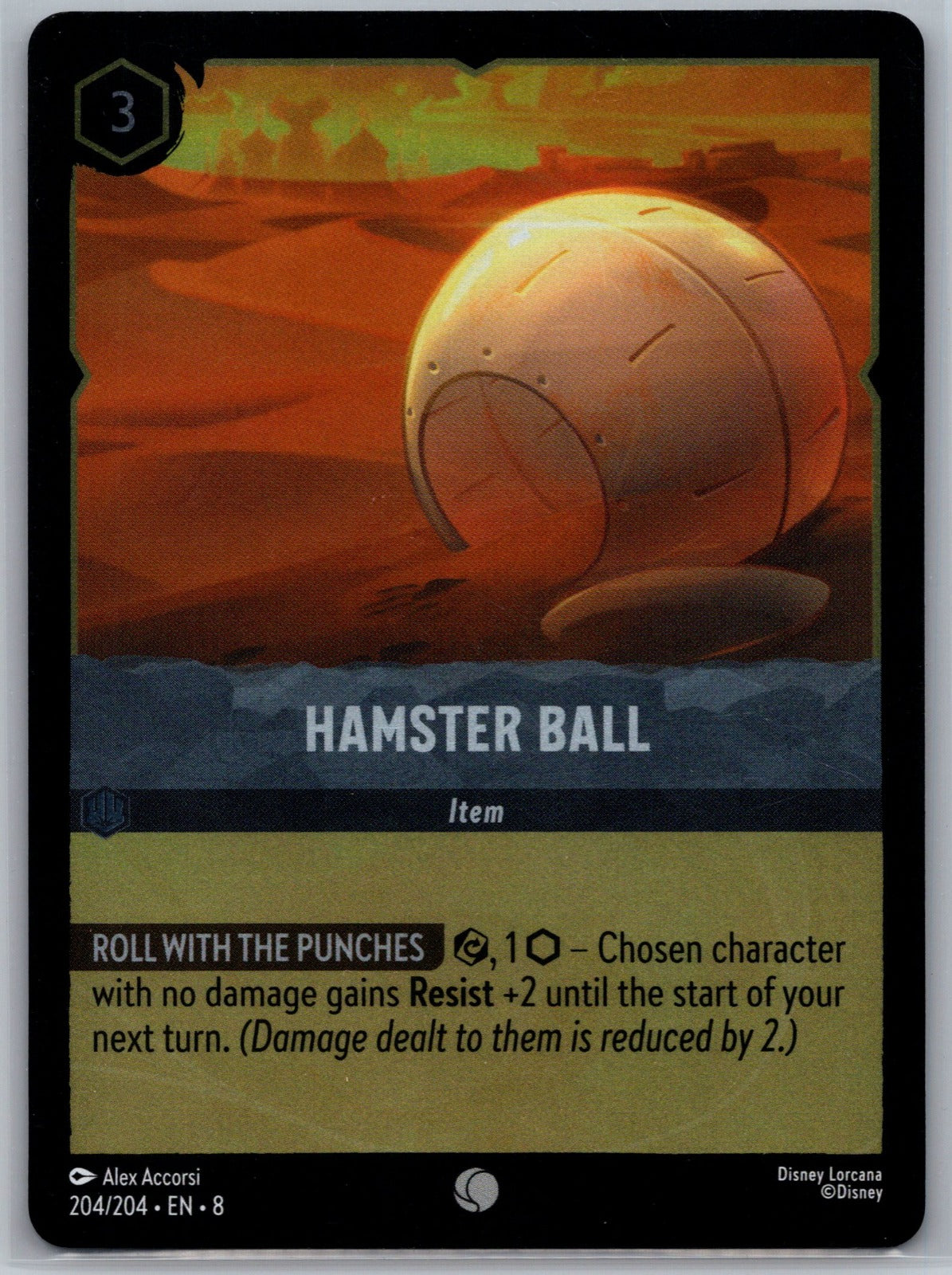 Hamster Ball Cold Foil Common Reign of Jafar 204/204 NM