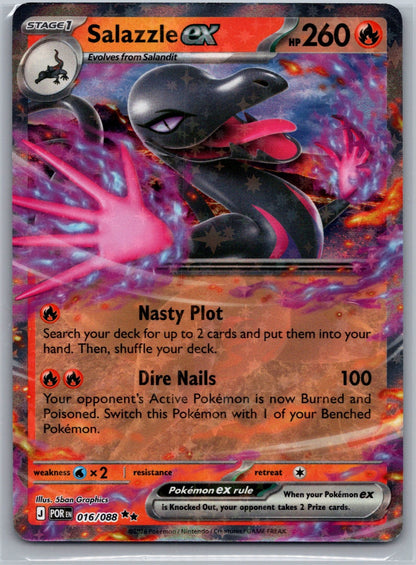 Salazzle ex Holo Double Rare ME03: Perfect Order 016/088 NM
