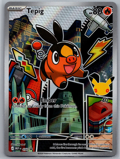 Tepig Holo Promo ME: Mega Evolution Promo 050 NM