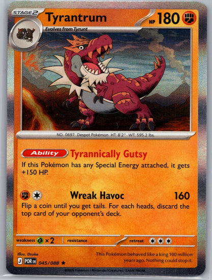 Tyrantrum Holo Rare ME03: Perfect Order 045/088 NM
