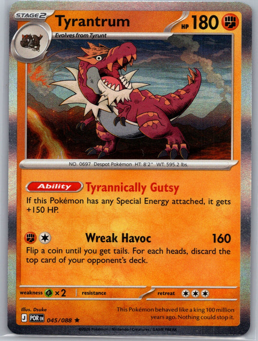 Tyrantrum Holo Rare ME03: Perfect Order 045/088 NM