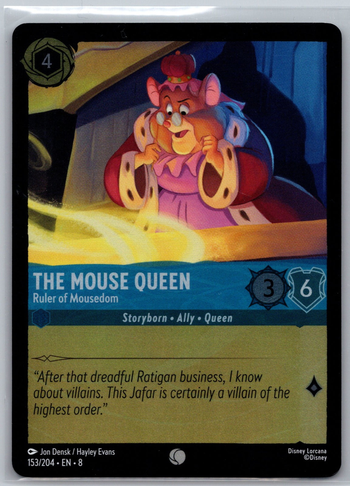 The Mouse Queen - Ruler of Mousedom Cold Foil Common Reign of Jafar 153/204 NM