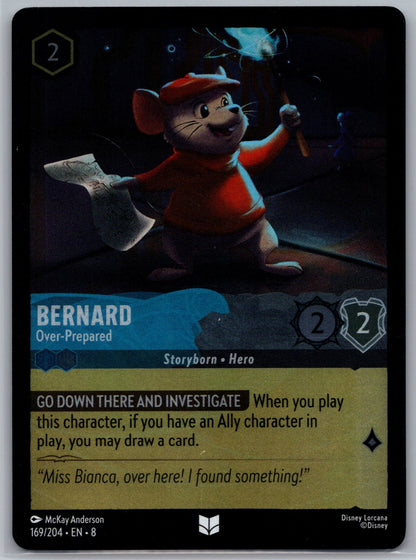 Bernard - Over-Prepared Cold Foil Uncommon Reign of Jafar 169/204 NM