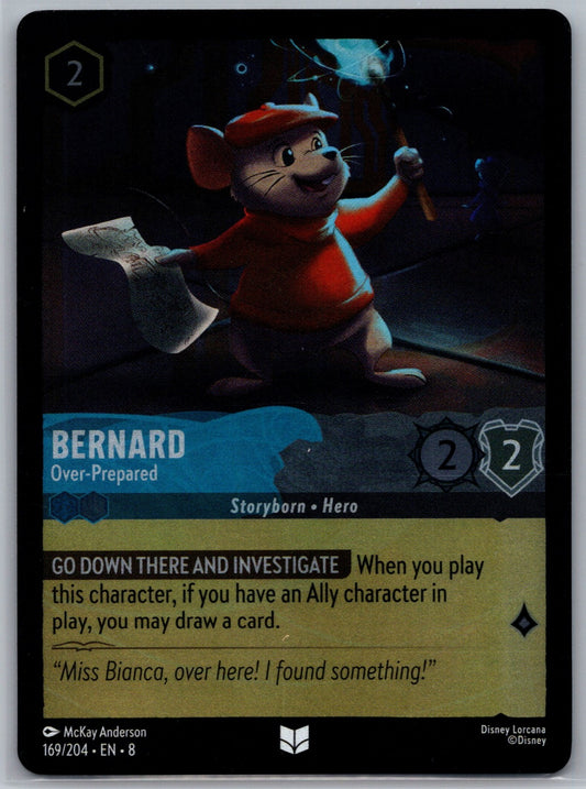 Bernard - Over-Prepared Cold Foil Uncommon Reign of Jafar 169/204 NM