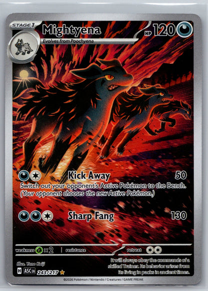 Mightyena Holo Illustration Rare ME: Ascended Heroes 243/217 NM