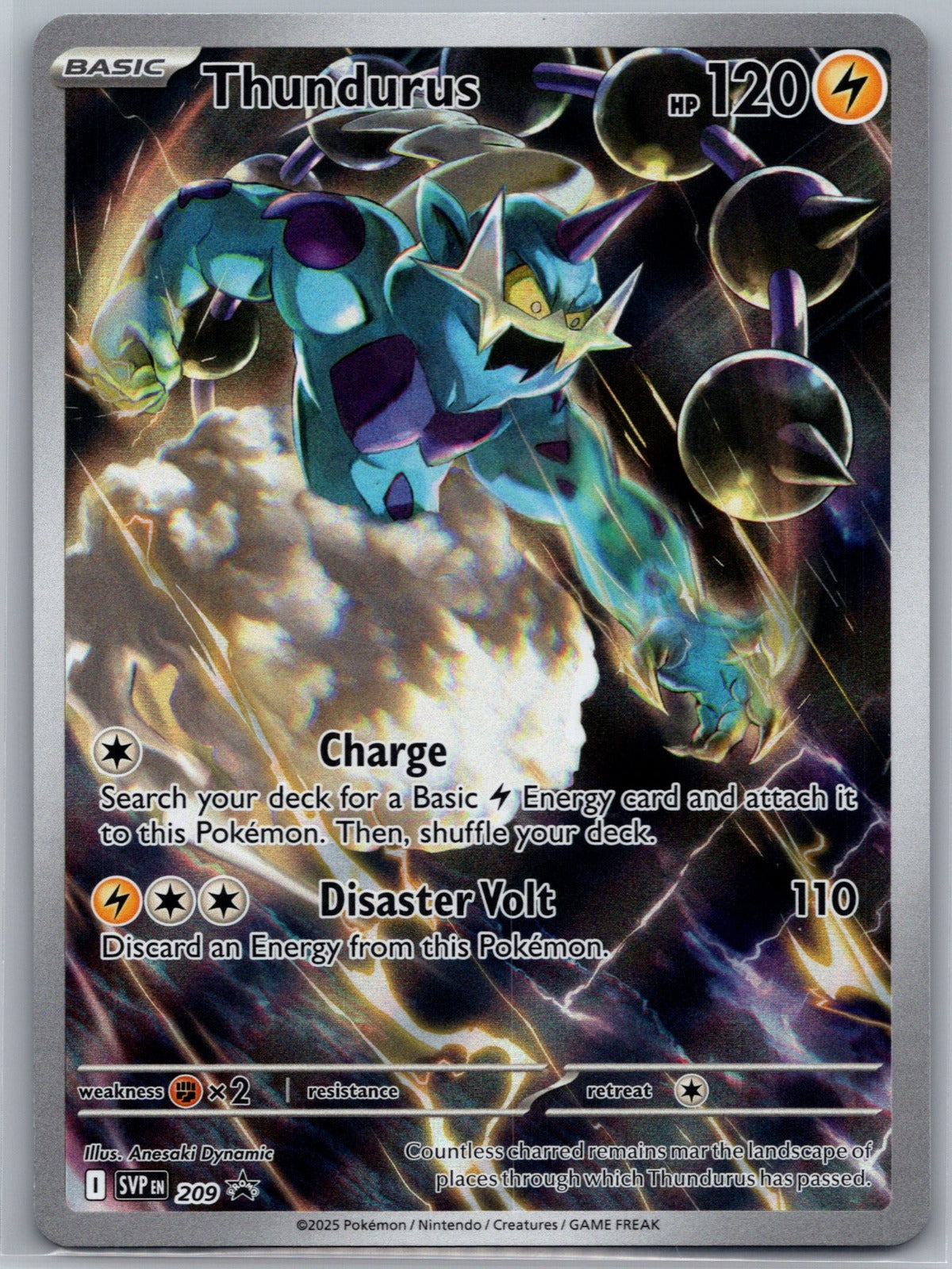 Thundurus Holo Promo SV: Scarlet & Violet Promo Cards 209 NM