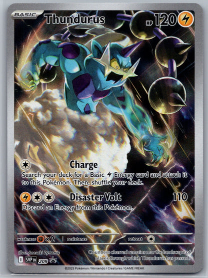 Thundurus Holo Promo SV: Scarlet & Violet Promo Cards 209 NM