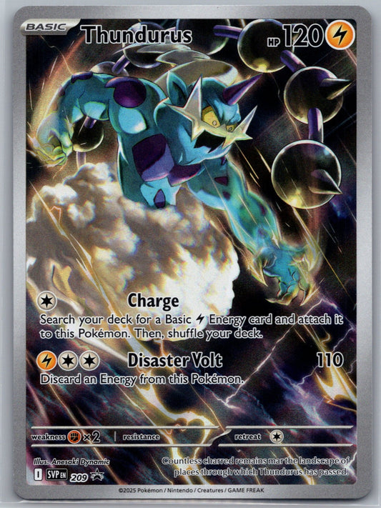 Thundurus Holo Promo SV: Scarlet & Violet Promo Cards 209 NM