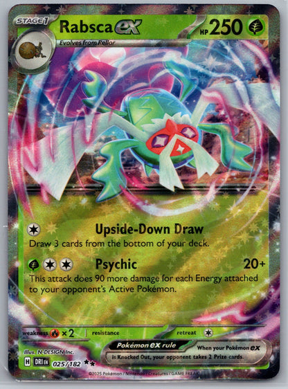 Rabsca ex Holo Double Rare SV10: Destined Rivals 025/182 NM