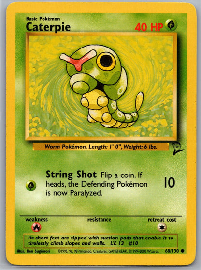 Caterpie Common Base Set 2 068/130 NM