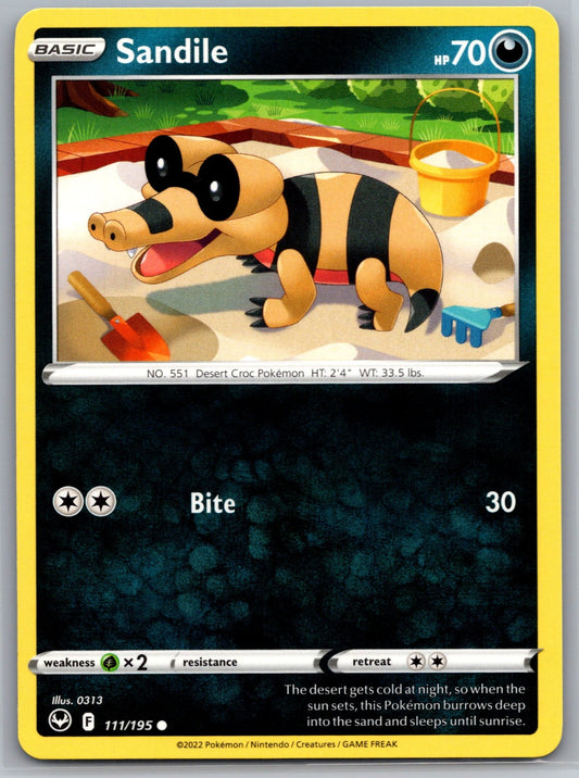 Sandile Common SWSH12: Silver Tempest 111/195 NM