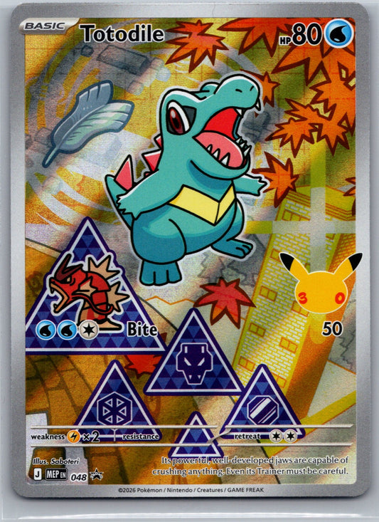 Totodile Holo Promo ME: Mega Evolution Promo 048 NM