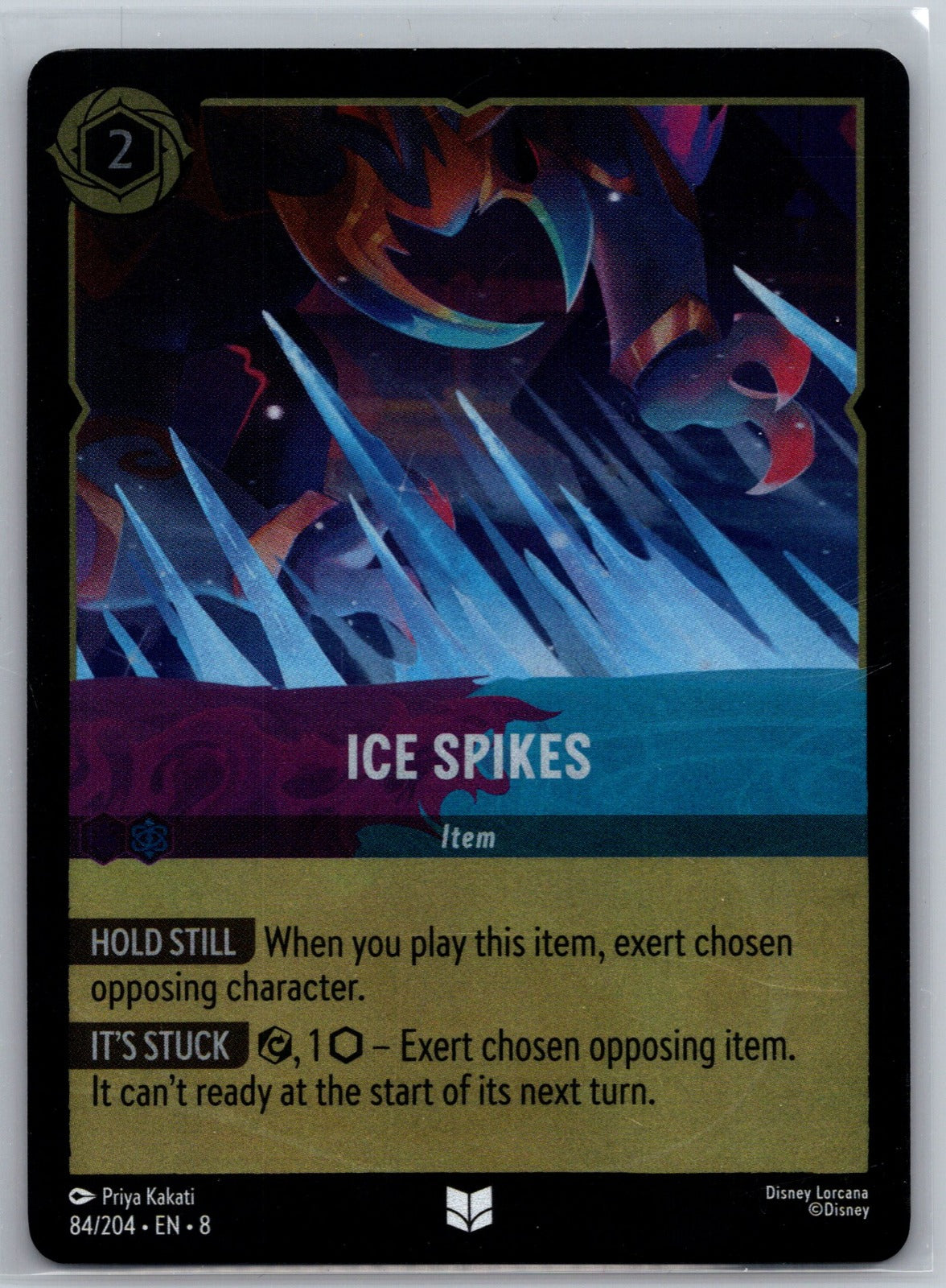 Ice Spikes Uncommon Reign of Jafar 84/204 NM
