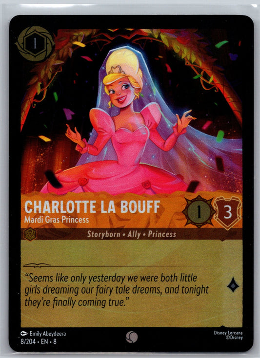 Charlotte La Bouff - Mardi Gras Princess Common Reign of Jafar 8/204 NM
