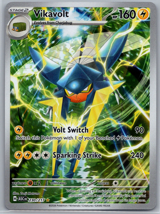 Vikavolt Holo Illustration Rare ME: Ascended Heroes 230/217 NM