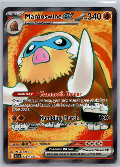 Mamoswine ex Holo Ultra Rare SV09: Journey Together 174/159 NM