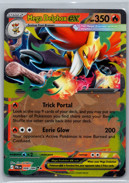 Delphox V Holo Ultra Rare SWSH11: Lost Origin 027/196 NM