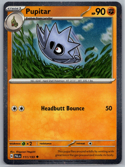 Pupitar Uncommon SV02: Paldea Evolved 111/193 NM